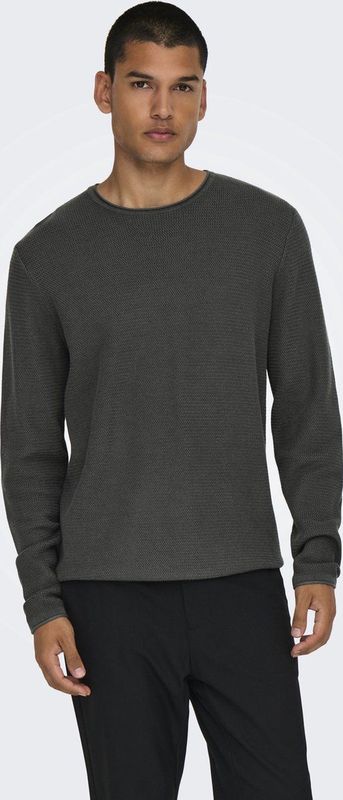 Only&sons - Onseric Reg 12 Struc Crew Knit Noos - Heren - Gebreide Truien