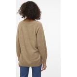 Vero Moda - Vmleaf Ls Long v-Neck Pullover - Dames - Gebreide Truien