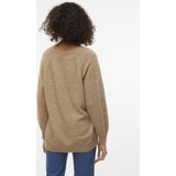 Vero Moda - Vmleaf Ls Long v-Neck Pullover - Dames - Gebreide Truien