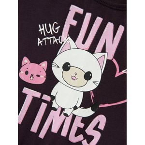 Name It - NmfJustine - Turnpakje - Plum - Katten