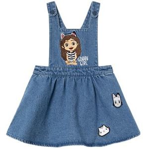 NAME IT Nmfjudit Gabby Denim Spencer Sky jurk voor meisjes, dark denim, 92