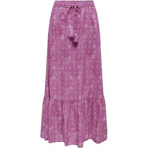 Plooirok - Fuchsia Purple - 100% Katoen - Elastische Band