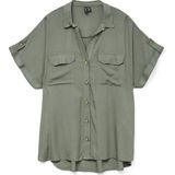 Vero Moda Blouse VMBUMPY - Kleur Laurel Wreath - Korte Mouwen