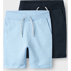 Name It - NkmVermo - Sweatshorts - Chambray Blue - 2-pack