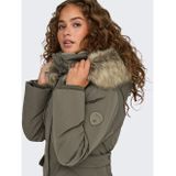 ONLY - Korte Parka - Dames - Groen - Bodywarmer