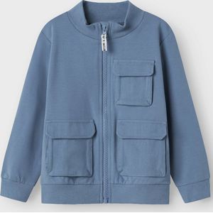 Name IT Jongens Nmmlutil Sweat Card Unb Sweatshirt, Coronet Blue, 92