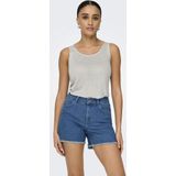 ONLY Dames Onlfrida Tank Topjrs Noos Regular Fit Mouwloze Tanktop Voor Tieners, beige, M