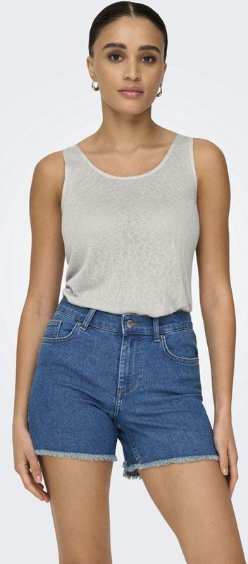 ONLY Dames Onlfrida Tank Topjrs Noos Regular Fit Mouwloze Tanktop Voor Tieners, beige, M