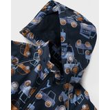 Name It - NMMALFA08 - Softshelloverall - Dark Sapphire - Met Afneembare Capuchon