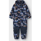 Name It - NMMALFA08 - Softshelloverall - Dark Sapphire - Met Afneembare Capuchon