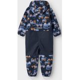 Name It - NMMALFA08 - Softshelloverall - Dark Sapphire - Met Afneembare Capuchon