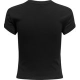 Only - T-shirt - Zwart - 100% Katoen