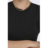Only - T-shirt - Zwart - 100% Katoen