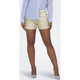 Only Broek Onljosephine Stretch Shorts Dnm Azg 15321381 Ecru Dames