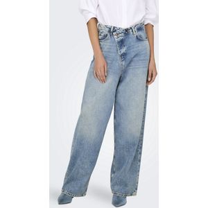 Onlecho - Wide Leg Fit Jeans - Mid Waist - Jeans