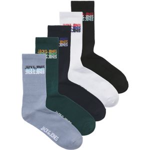 JACCYBER - Tennis Socks - 5 Paar - Katoenmix - Ademend - Junior