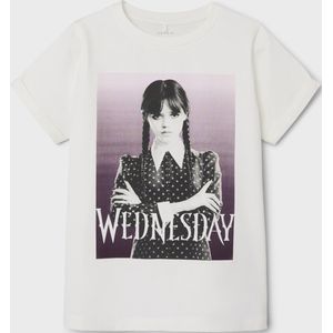 Wednesday - T-shirt - Zwart - Jersey - Regular Fit
