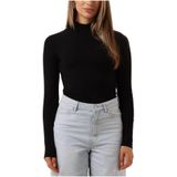 Top - Hoge Hals - Lange Mouwen - Groen - 90% TENCEL™ Lyocell