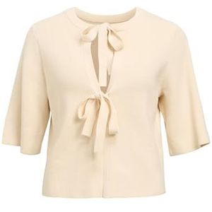 Object - Ulla Parvi - Gebreid Vest - Groen - V-hals - Regular Fit - 52% Viscose OnceMore®