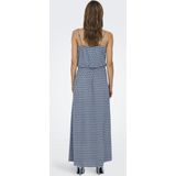 Only - Lange Jurk - Zwart - U-hals - Mouwloos - Maxilengte - Regular Fit