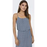 Only - Lange Jurk - Zwart - U-hals - Mouwloos - Maxilengte - Regular Fit