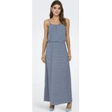 Only - Lange Jurk - Zwart - U-hals - Mouwloos - Maxilengte - Regular Fit