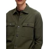 Selected - SLHJACKIE SWEAT - Herenjas - Effen - Katoen/Polyester