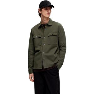 Selected Homme - SLHJACKIE SWEAT - Heren Jas - Grün - 60% Katoen 40% Polyester