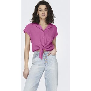 ONLY Kurzarmbluse "ONLTHYRA LIFE CAPSLEEVE SHIRT WVN"