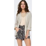 Only - Onlsiesta 3/4 Open Blazer - Moonbeam - 80% Viscose 20% Linnen