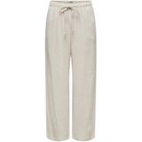 Only - Pantalon - Zwart - Katoen