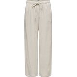 ONLY Stoffhose Leichte Damen Stoffhose mit Kordelzug und Taschen ONLSIESTA MW PULL-UP LINEN BL PNT NOOS
