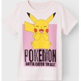 T-shirt - Motiefprint - Jersey - Glitterend - Lange Mouw