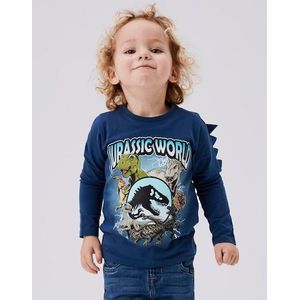Jurassic World - Top - Zwart - Jersey - Lange Mouwen - Regular Fit