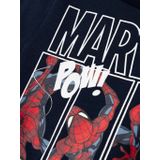 Spiderman - Sweatshirt - Zwart - Geborstelde Sweatstof - Ronde Hals, Lange Mouwen