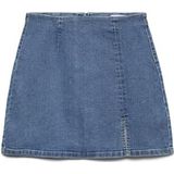 Denim Rok - Stonewash - High Waist - Kort