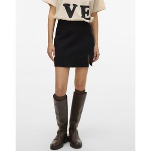 Denim Rok - Stonewash - High Waist - Kort