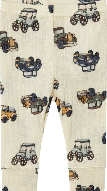 Name It - Leggings - Wit - Wol - NbmWang