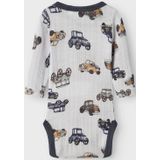 Name It - NbmWang - Romper L/S - Grijs - Wol