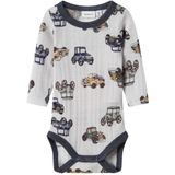 Name It - NbmWang - Romper L/S - Grijs - Wol