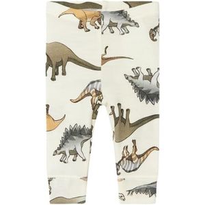 Name It Leggings - Wol - NbmWillitus - Snow White m. Dinosauruss - Name It - 56 - Leggings - Wol
