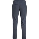 Chino Broek - Navy - Slim Fit - Ritssluiting - Achterzakken