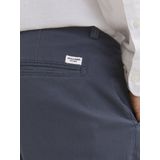 Chino Broek - Navy - Slim Fit - Ritssluiting - Achterzakken