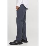 Chino Broek - Navy - Slim Fit - Ritssluiting - Achterzakken