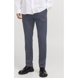 Chino Broek - Navy - Slim Fit - Ritssluiting - Achterzakken