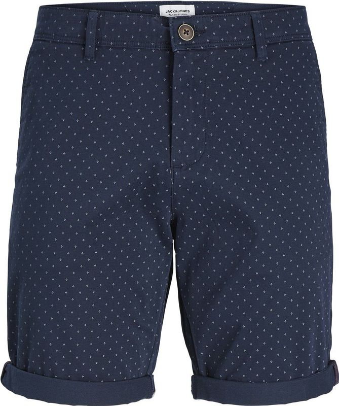 Jack en Jones - Korte Broek - Blauw - Katoenmix