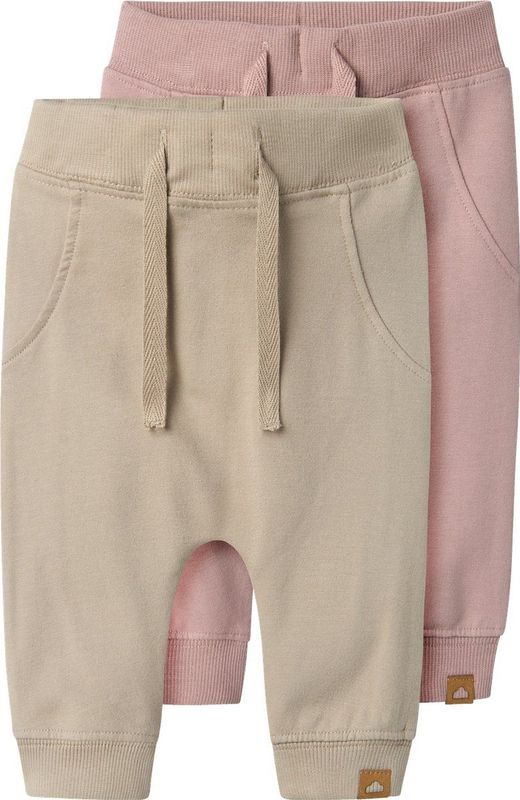 Sportbroek - Geborsteld - Zwart - 95% Biologisch Katoen, 5% Elastaan