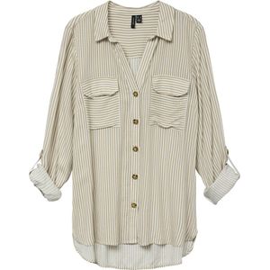 Vero Moda - Regular Fit - Overhemdblouse - Two-tone - Pure Viscose