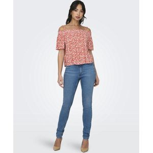 JDY - JDYTORI LIFE S/L OFF SHOULDER TOP WVN - Dames - Blouses