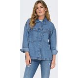 Only - Lemmie - Jeansjack - Mêlee - Loose Fit - Puur Katoen